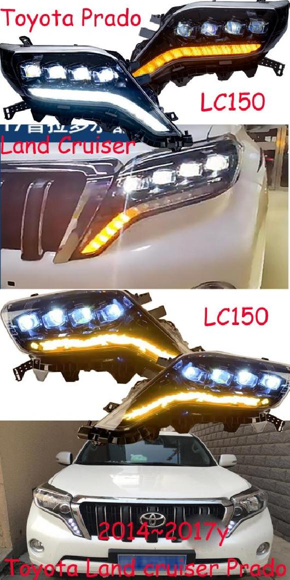 ѥ饤 1å Хѡ إåɥ 롼 LC150 2700 ץ إåɥ饤 2014-2017 륤LED DRL إå 饤 ե ǥ1ǥ2 ȥ西 ץ 2014-2017 륤LED AL-OO-0161 AL