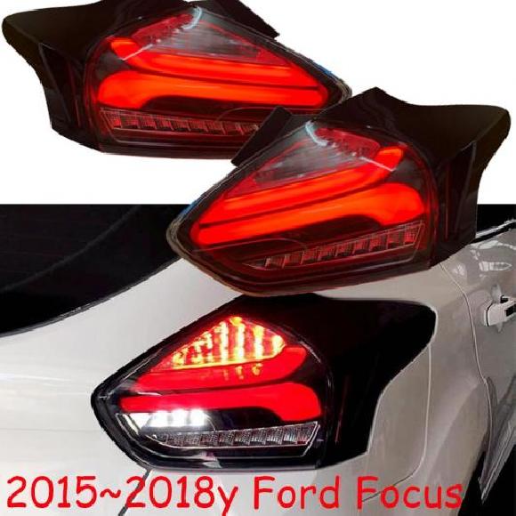 車用ライト ビデオ 2ピース ヘッド ランプ 適用: フォーカス ヘッドライト 2012-2014/2015-2018 DRL デイタイムランニングライト BI-キセノン HID アクセサリー テールライト 2012～テールライト2015 レッド フォード フォーカス LED AL-OO-0529 AL