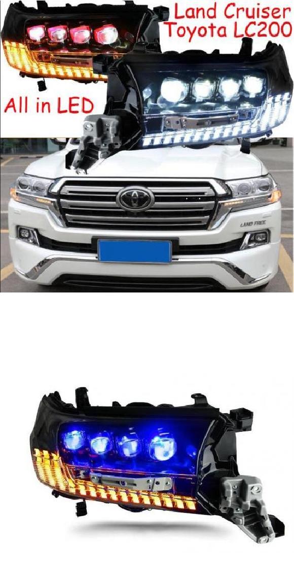 ѥ饤 2016-2019 Хѡ إå 饤 Ŭ: ȥ西 ץ ɥ롼 LC200 إåɥ饤  LED ե 롼 إåɥ ۥ磻 åɡۥ磻 ֥롼 ȥ西 ץ LC200 2016-2019 ɥ롼 AL-OO-0744 AL