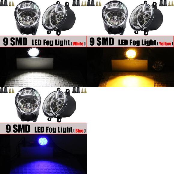 ѥ饤 4000lm ե饤 LED ǥӥ  DRL H11 12V  Ŭ: ȥ西 RAV4 ϥ    ɥ  ꥹ å ץꥦ 9 SMD ۥ磻ȡ9 SMD ֥롼 AL-OO-0936 AL