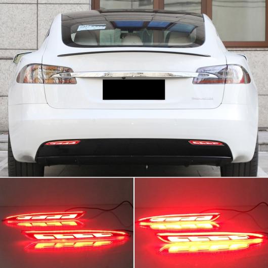 ѥ饤 2ԡ LED ꥢ 饤 Ŭ: ƥ/TESLA ǥ S 2012-2019 2020 2021 󥫡 ե쥯 Хѡ  ֥졼 饤 3 ե󥯥 AL-OO-1091 AL