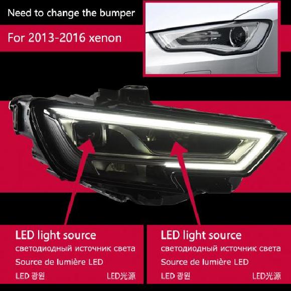 ѥ饤 إå  Ŭ: ǥ/AUDI A3 LED إåɥ饤 2017-2021 إåɥ饤 S3 A3L DRL 󥫡 ϥ ӡ 󥸥  ץ  إåɥ饤  LED 2013-20162017-2020 AL-OO-7781