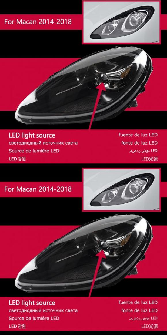 ѥ饤 إå  Ŭ: ݥ륷/PORSCHE ޥ LED إåɥ饤 2014-2017 إåɥ饤 ޥ DRL 󥫡 ϥ ӡ 󥸥  ץ  ¦ 1¦ 1 AL-OO-7783