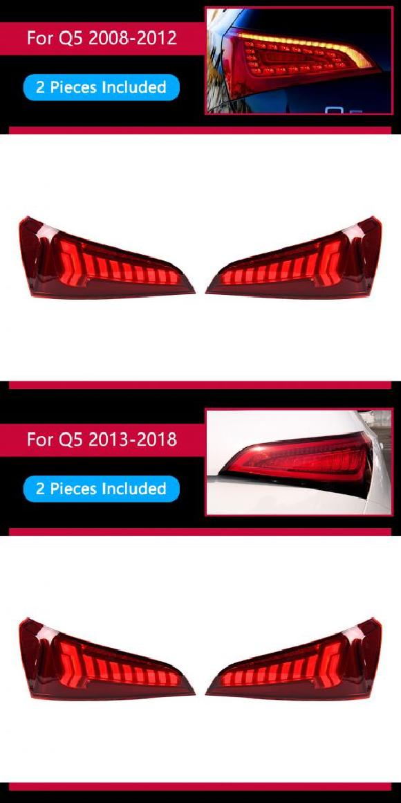 ѥ饤 ơ  Ŭ: ǥ/AUDI Q5 Q5L LED ơ饤 2010-2018 Q5 Q5L ꥢ ե ֥졼 󥫡 2008-20122013-2018 AL-OO-7854