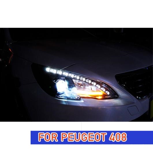 ѥ饤 إå  Ŭ: ץ硼/PEUGEOT 408 LED إåɥ饤 2014-2015 إåɥ饤 ץ硼/PEUGEOT 408 DRL 󥫡 ϥ ӡ 󥸥  ץ  AL-OO-7860