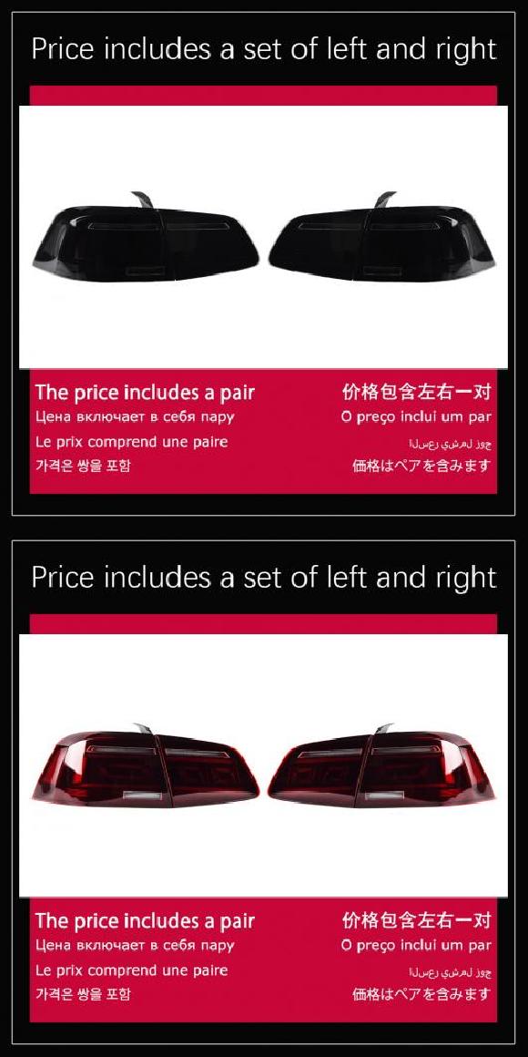 ѥ饤 ơ  Ŭ: VW ѥ B7 LED ơ饤 2012-2016 ѥ B7 ꥢ ե ֥졼 󥫡 ֥åå AL-OO-7908