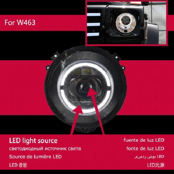 ѥ饤 إå  Ŭ: 륻ǥ٥ W463 LED إåɥ饤 2007-2017 إåɥ饤 G55 G63 G500 DRL 󥫡 ϥ ӡ 󥸥  ץ  2007-20172018-2021 ϥɥѡϥɥ AL-OO-7941