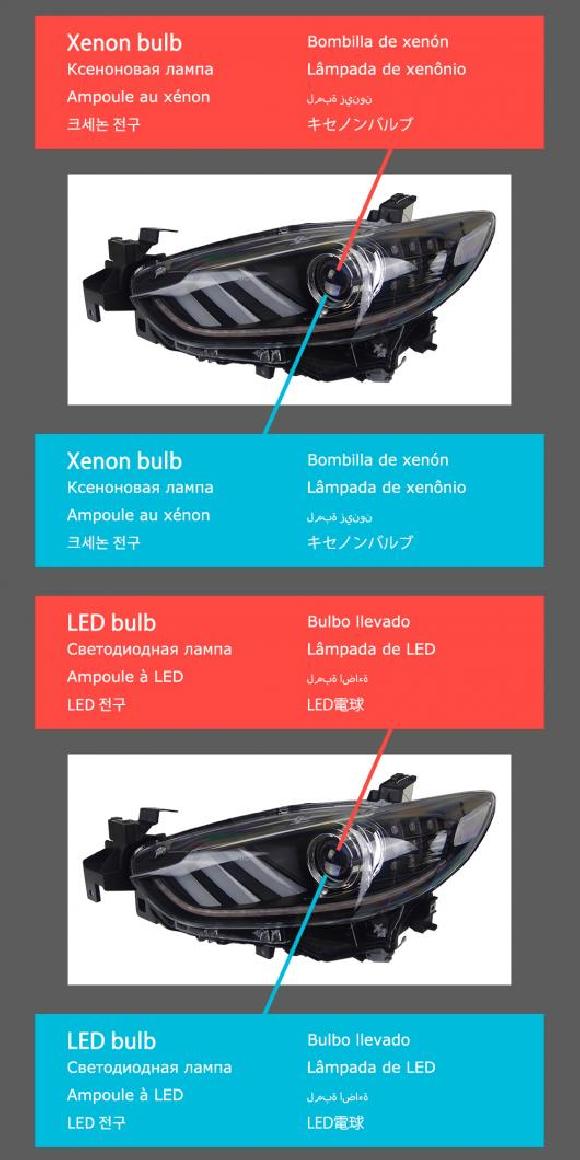 ѥ饤 إå  Ŭ: ƥ LED إåɥ饤 2013-2016 إåɥ饤 ƥ DRL 󥫡 ϥ ӡ 󥸥  ץ  ΥLED AL-OO-7989