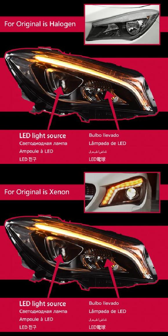 ѥ饤 إå  Ŭ: 륻ǥ٥ W117 CLA LED إåɥ饤 2014-2020 إåɥ饤 CLA200 DRL 󥫡 ϥ ӡ 󥸥  ץ  ϥ󡦥Υ AL-OO-7999