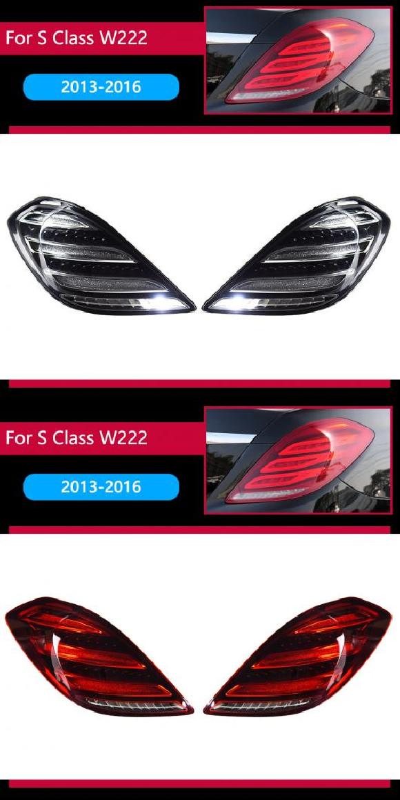 ѥ饤 ơ  Ŭ: 륻ǥ٥ W222 LED ơ饤 2014-2020 S350 S400 S500 W223 ꥢ ե ֥졼 󥫡 ֥åСǥ AL-OO-8006