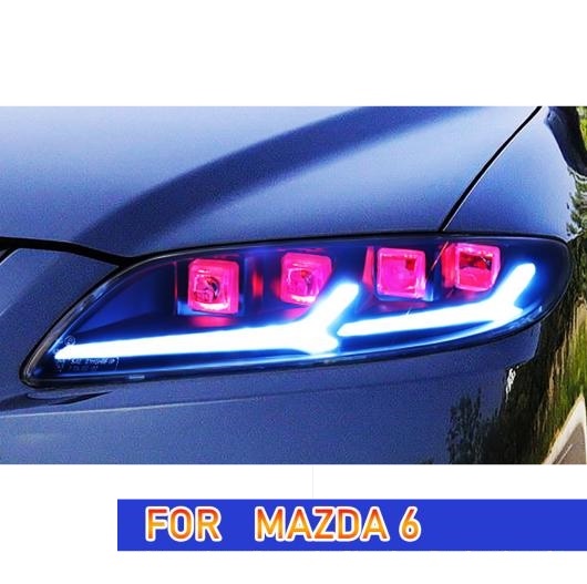 ѥ饤 إå  Ŭ: MAZDA6 LED إåɥ饤 2004-2012 إåɥ饤 MAZDA6 ƥ DRL 󥫡 ϥ ӡ 󥸥  ץ   LED AL-OO-8105 AL