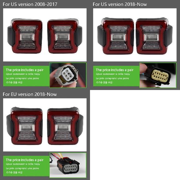 ѥ饤 ơ  Ŭ: /JEEP 󥰥顼 LED ơ饤 2008-2021 󥰥顼 ꥢ ե ֥졼 󥫡 US  2008-2017EU  2018- AL-OO-8156 AL