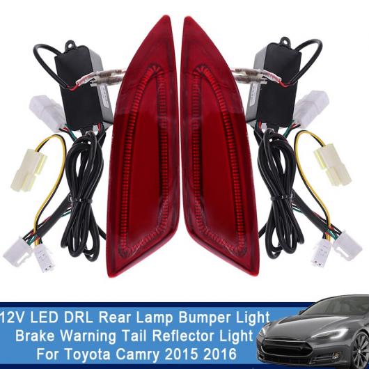 ѥ饤 12V LED DRL ꥢ  Хѡ 饤 ֥졼 ˥ ơ ե쥯 饤 2ԡ Ŭ: ȥ西  2015 2016 AL-QQ-8421 AL