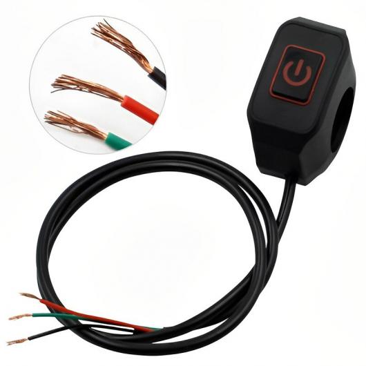  22mm ȥХ ϥɥС å ɿ ܥ LED 饤 Ŭ: ⡼Х ư  ɿ ȥ å ۥ磻ȡ֥롼 AL-RR-4575 AL