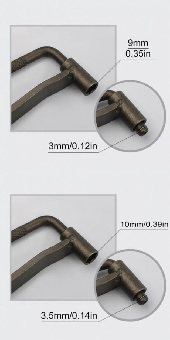  3mm/3.1mm/3.5mm  8mm/9mm/10mm ϻѷ Х 塼 ࡼХ  㥹 ġ Ŭ:  ȥХ 9mm10mm AL-RR-4859 AL