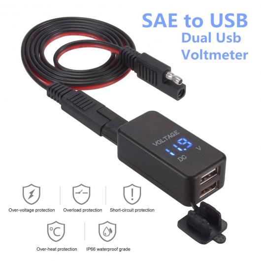 Х 12V-24V SAE ǥ奢 USB ֥ ץ ǥ奢 ݡ ѥ å ޡ  ֥å GPS 㡼㡼 Ű Ŭ: ȥХ ECT AL-RR-5241 AL