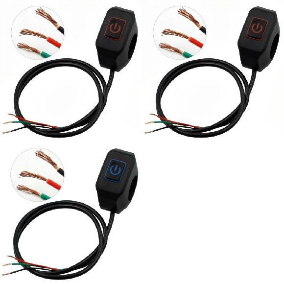 Х 22mm ȥХ ϥɥС å ɿ ܥ LED 饤 Ŭ: ȥХ ư   ɿ ȥ å ۥ磻ȡ֥롼 AL-RR-5373 AL