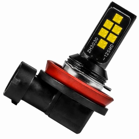 ѥ饤 2ԡ ϥ饤 ե饤 H8/H11 3030 12SMD  ۥ磻 եå LED  - ե AL-SS-2934 AL