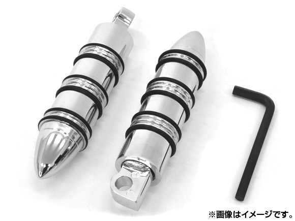 AP フットペグ 筒型ラバー ハーレー 汎用 AP-F107014 入数：1セット(左右)