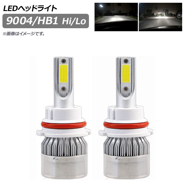 LEDإåɥ饤 9004/HB1 Hi/Lo 7600LM 6000K 1å() AP-LB239