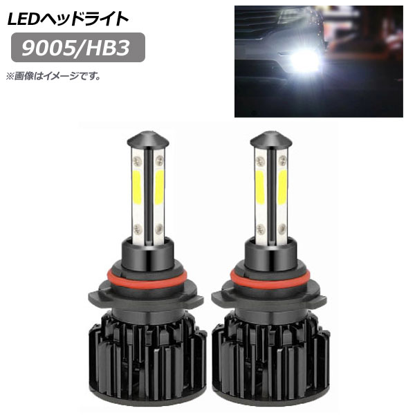 LEDإåɥ饤 ֥å 9005/HB3 10000LM 12V/24V 100W 6500K 1å() AP-LB314-BK