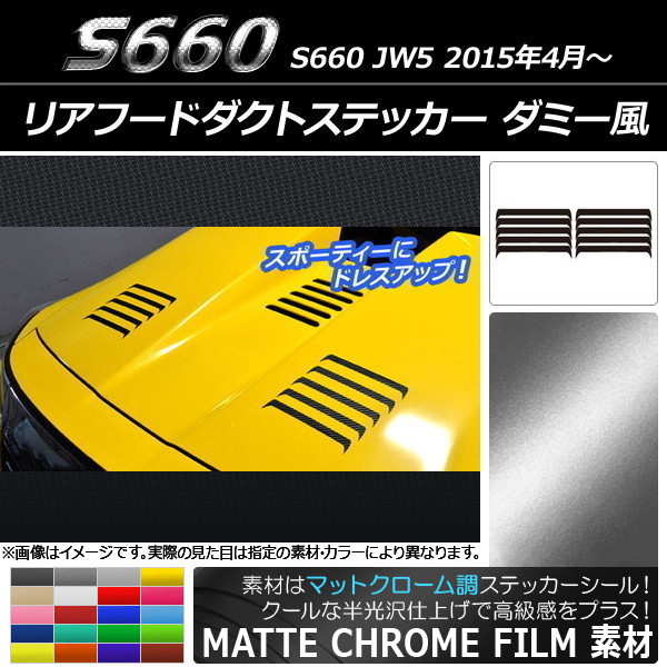 ꥢաɥȥƥå ޥåȥĴ ߡ ۥ S660 JW5 2015ǯ4 ٤20顼 1å(10) AP-MTCR2002