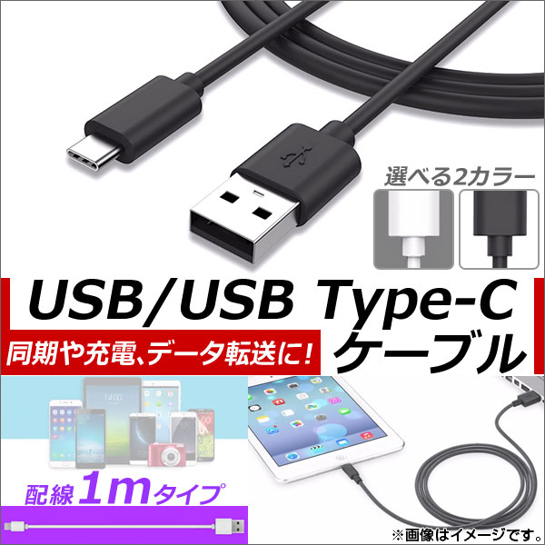 AP USB2.0/USB Type-C Ѵ֥ 1m Ʊ//ǡžˡ ٤2顼 AP-TH587 - ɥĤ