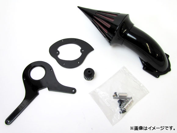 AP エアークリーナーキット ブラック AP-TNAC001+IA001-BLACK ホンダ エアロ 750（全年式）