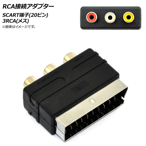 RCA³ץ SCARTü(20ԥ)-3RCA(᥹) AP-UJ0720