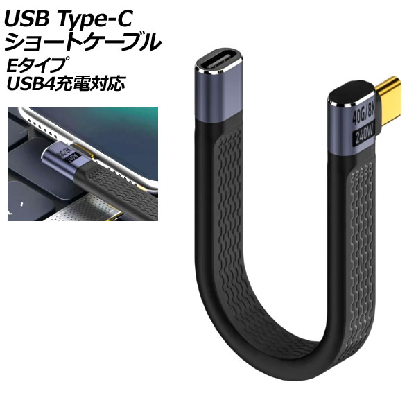 USB Type-C硼ȥ֥ E 240W -᥹ USB4б AP-UJ1047-E