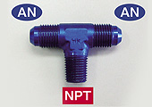 APP 3ウェイアダプターA AN4 1/8NPT ANオス-NPTオス-ANオス AG982504