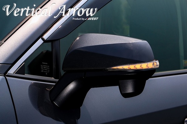 AVEST VerticalArrow ɥߥ顼󥫡 ߥ֥롼LED å AV-011-RAV4-BAV-SW-LED-FLOW ȥ西 RAV4 MXAA52/54 AXAH52/54 2019ǯ04
