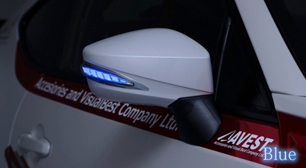 AVEST VerticalArrow ɥߥ顼󥫡 ߥ֥롼LED ̤ å AV-019-BAV-SW-LED-FLOW 86 BRZ