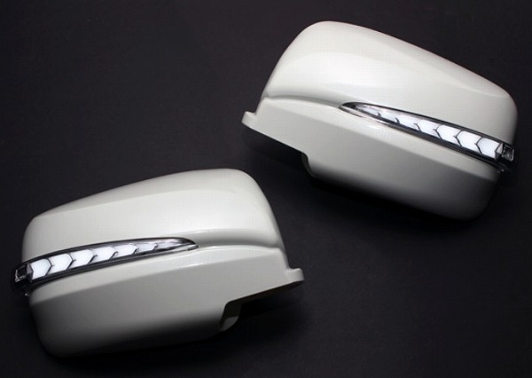 AVEST VerticalArrow ɥߥ顼󥫡 ֥GDߥۥ磻LED ̤ AV-034-W-P X-TRAIL ХNV350  