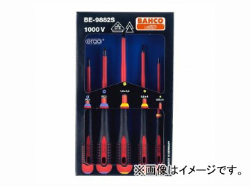 С/BAHCO 르1000Vɥ饤Сå 5ܥå BE-9882S