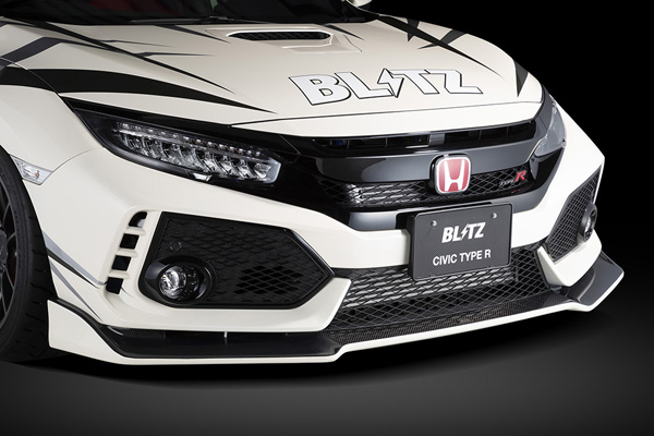 ֥å/BLITZ ԡR󥻥ץ եȥåץݥ顼 ۥ ӥå TYPE R FK8 K20C 2017ǯ09 ̤ ܥ(CFRP) 60360