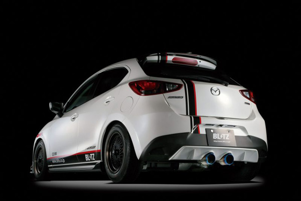 ブリッツ/BLITZ NUR-SPEC VSR マフラー マツダ デミオ DJ5FS S5-DPTS 2014年10月～ 63161V