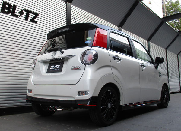 ブリッツ/BLITZ NUR-SPEC VS マフラー ダイハツ キャストスポーツ LA260S KF(Turbo) 4WD専用 2015年10月～ 63529