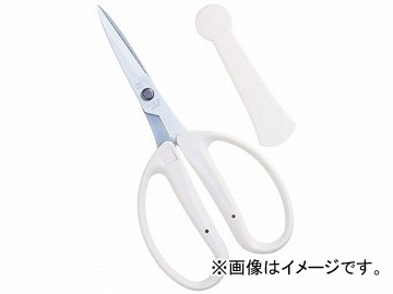 近正/CHIKAMASA アレンジはさみ フッ素 ホワイト（キャップ付） CRI-360SFW JAN：4967645110494
