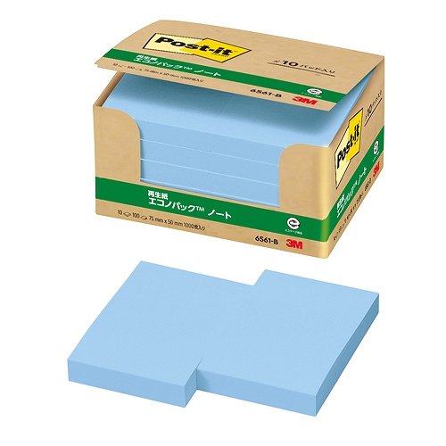 ꡼(3M) ݥȥå Υѥå Ρ  ֥롼 7550mm 1ѥå(10ѥå) 6561-B(31407)