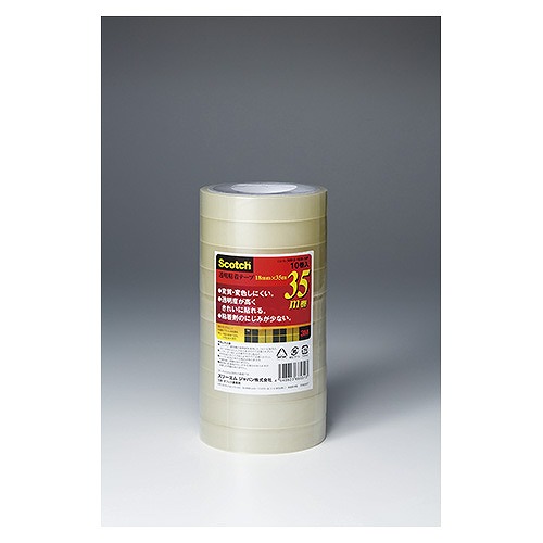 ꡼(3M) ƩǴơ500꡼ 18mm35m 1ѥå(10) 500-3-1835-10P(00560)
