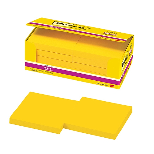 ꡼(3M) ݥȥå Υѥå ǴΡ ӥӥåɥ 7575mm 1ѥå(10ѥå) 6541SS-YN(54759)