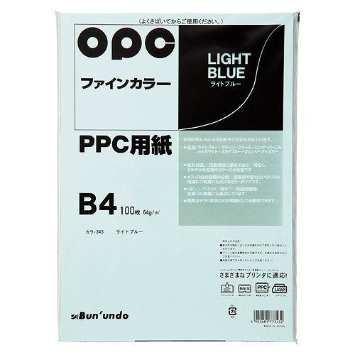 ʸƲ ե󥫥顼PPC 饤ȥ֥롼 B4 1(100) 顼343(16622)