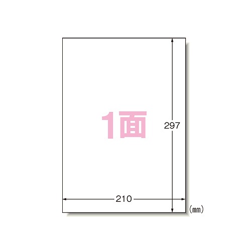 エーワン(A-one) PPCラベル A4 ノーカット 入数：1箱(500枚) 28762(27211)