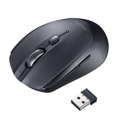 掠ץ饤(Sanwa Supply) 磻쥹֥롼LEDޥ ֥å 5ܥ MA-WB509BK(49887)