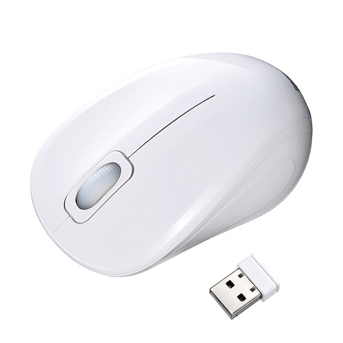掠ץ饤(Sanwa Supply) ݡŲ磻쥹֥롼LEDޥ ۥ磻 MA-WBSK315W(49898)