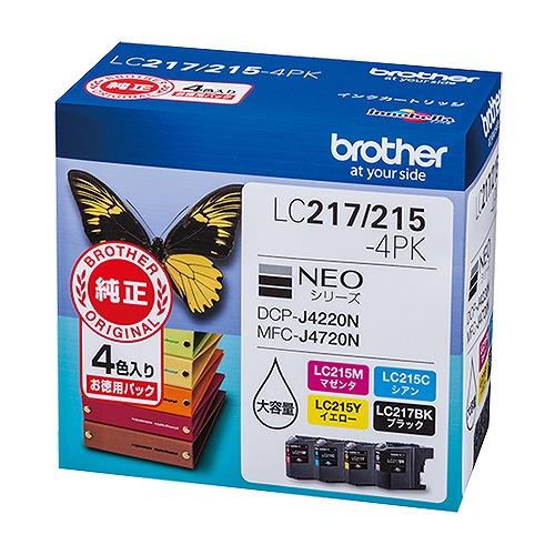 ֥饶 󥯥ȥå 4ѥå LC217/215-4PK(25782)