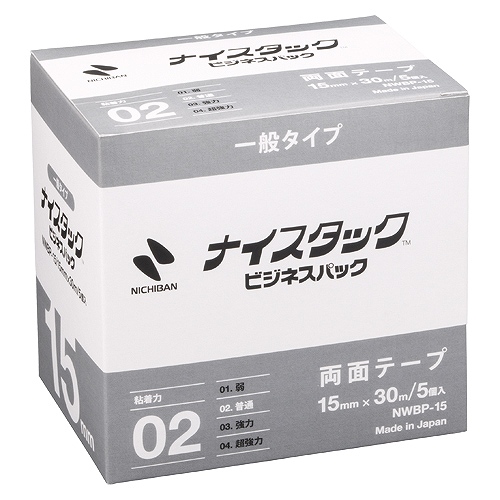 ˥Х(Nichiban) ʥå 15mm30m ӥͥѥå 1Ȣ(5) NWBP-15(71080)