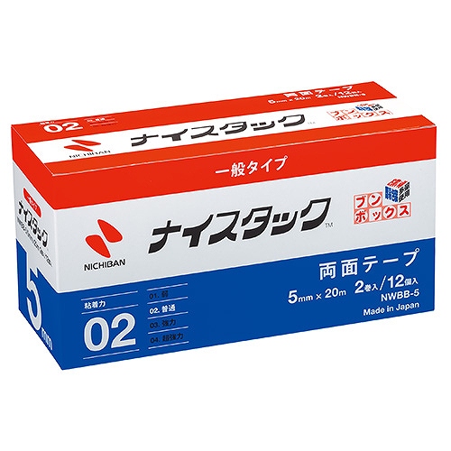 ˥Х(Nichiban) ʥå ֥ܥå 5mm20m 1Ȣ(24) NWBB-5(01002)