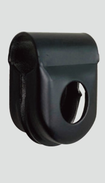 大東プレス U字金具 黒 取付径12mm U-005B